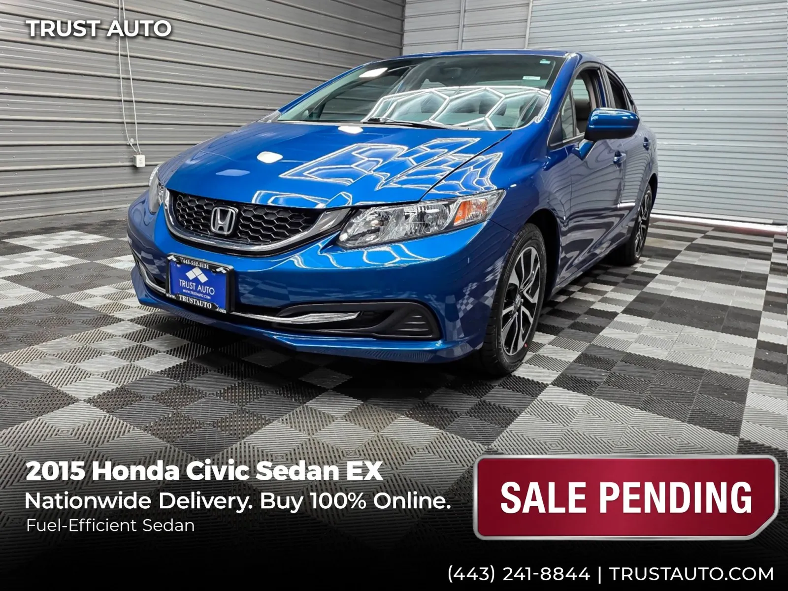 2015 Honda Civic EX 4-Door Sedan for sale in Sykesville, MD