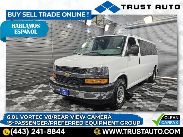 2020 Chevrolet Express 3500 15-Passenger LT 155'' WB Extended 6.0L Vortec V8 Minivan/Van for sale in Sykesville, MD