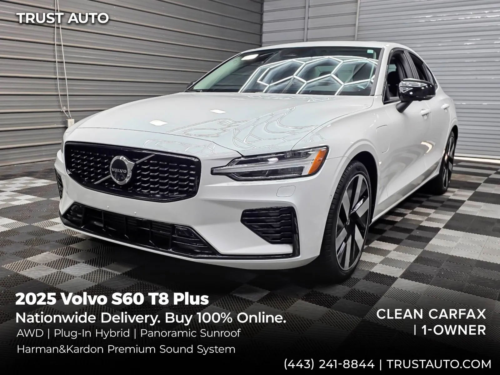 2025 Volvo S60 T8 Plus AWD Plug-In Hybrid Sedan