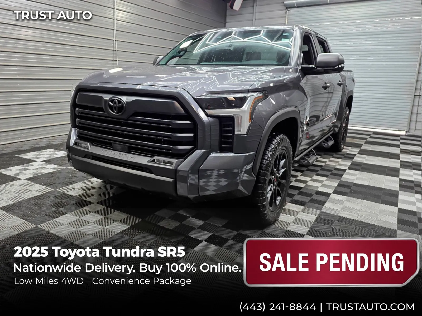 2025 Toyota Tundra SR5 4WD CrewMax Pickup Truck w/Convenience Pkg for sale in Sykesville, MD