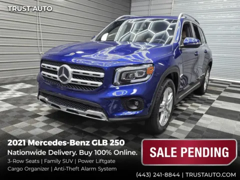 Blue 2021 Mercedes-Benz GLB 250 7-Passenger Luxury SUV for sale in Sykesville, MD