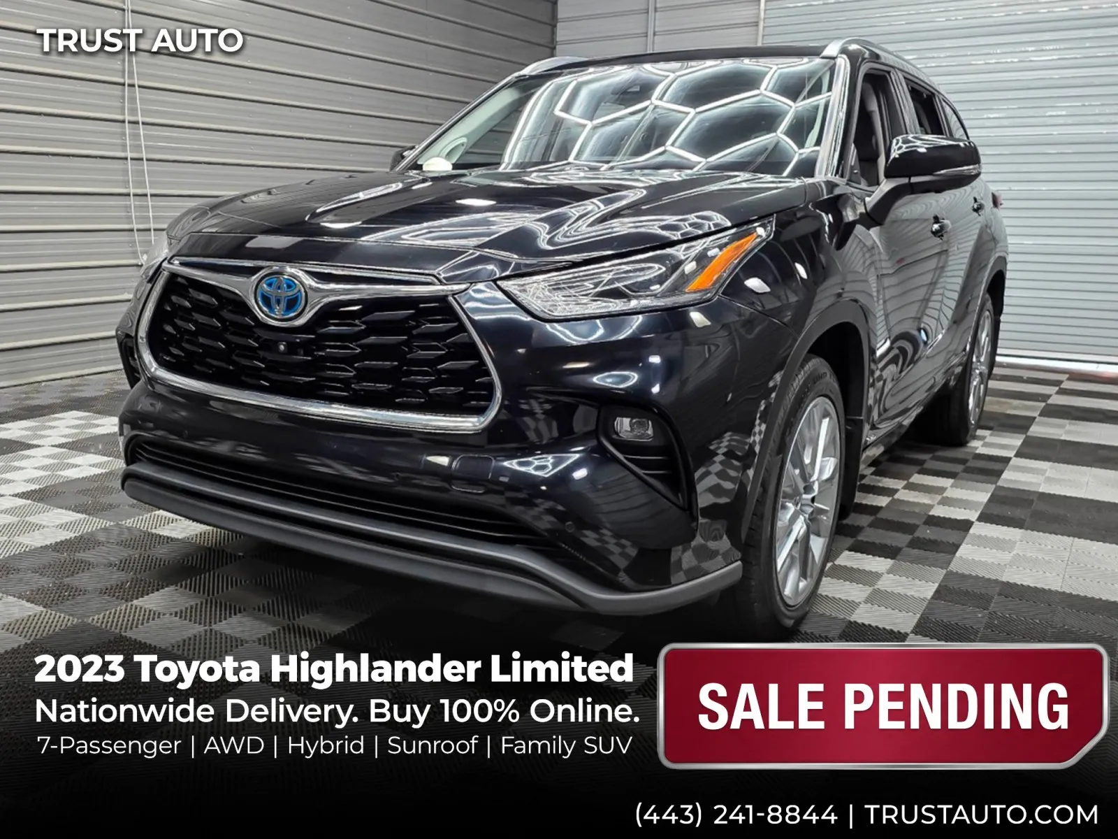 2023 Toyota Highlander Limited AWD Hybrid 7-Passenger SUV for sale in Sykesville, MD