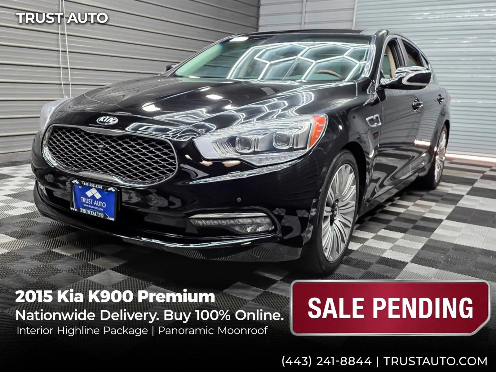 2015 Kia K900 Premium Sedan w/Interior Highline Pkg for sale in Sykesville, MD