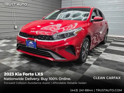Red 2023 Kia Forte LXS 4-Door Sedan for sale in Sykesville, MD