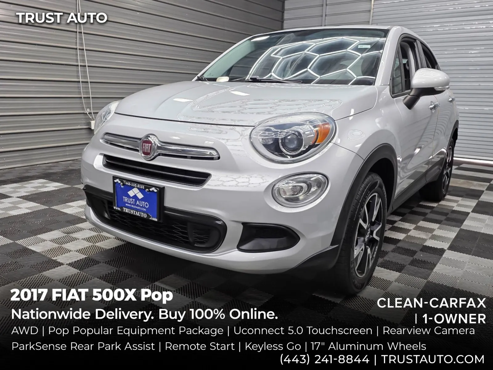 2017 FIAT 500X Pop AWD SUV
