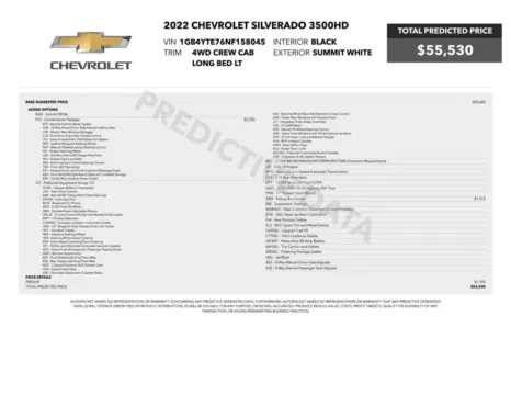 Another view of 2022 Chevrolet Silverado 3500HD CC LT 4WD Crew Cab Long Bed Service Body Pickup Truck w/Convenience for sale in Sykesville, MD at Trust Auto