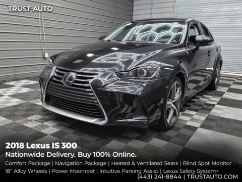 Black 2018 Lexus IS 300 Sedan w/Comfort Pkg for sale in Sykesville, MD