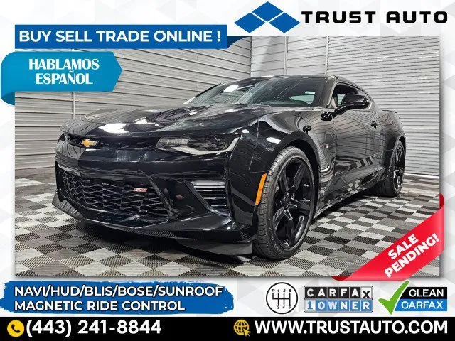 Used 2016 Chevrolet Camaro 2SS 6-Speed Manual Coupe w/Magnetic Ride ...