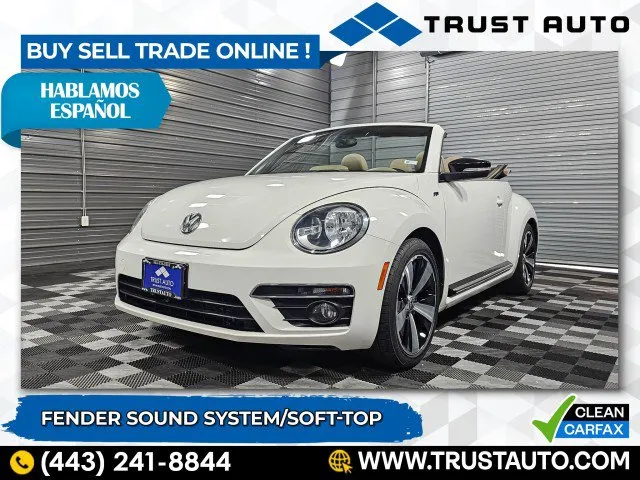2014 Volkswagen Beetle Convertible 2.0T R-Line Soft-Top Convertible w/Sound PZEV for sale in Sykesville, MD