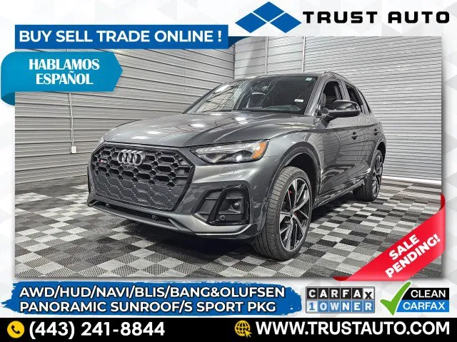 2021 Audi SQ5 3.0TFSI Quattro Prestige AWD Luxury SUV w/S Sport Pkg for sale in Sykesville, MD