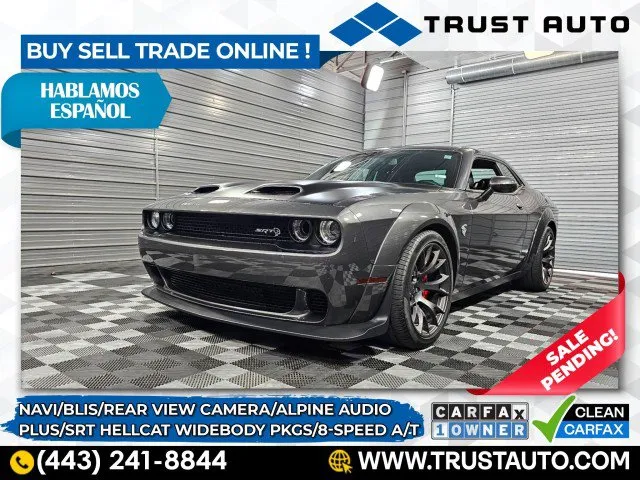 2021 Dodge Challenger SRT Hellcat Widebody Luxury Coupe w/8-Speed A/T for sale in Sykesville, MD