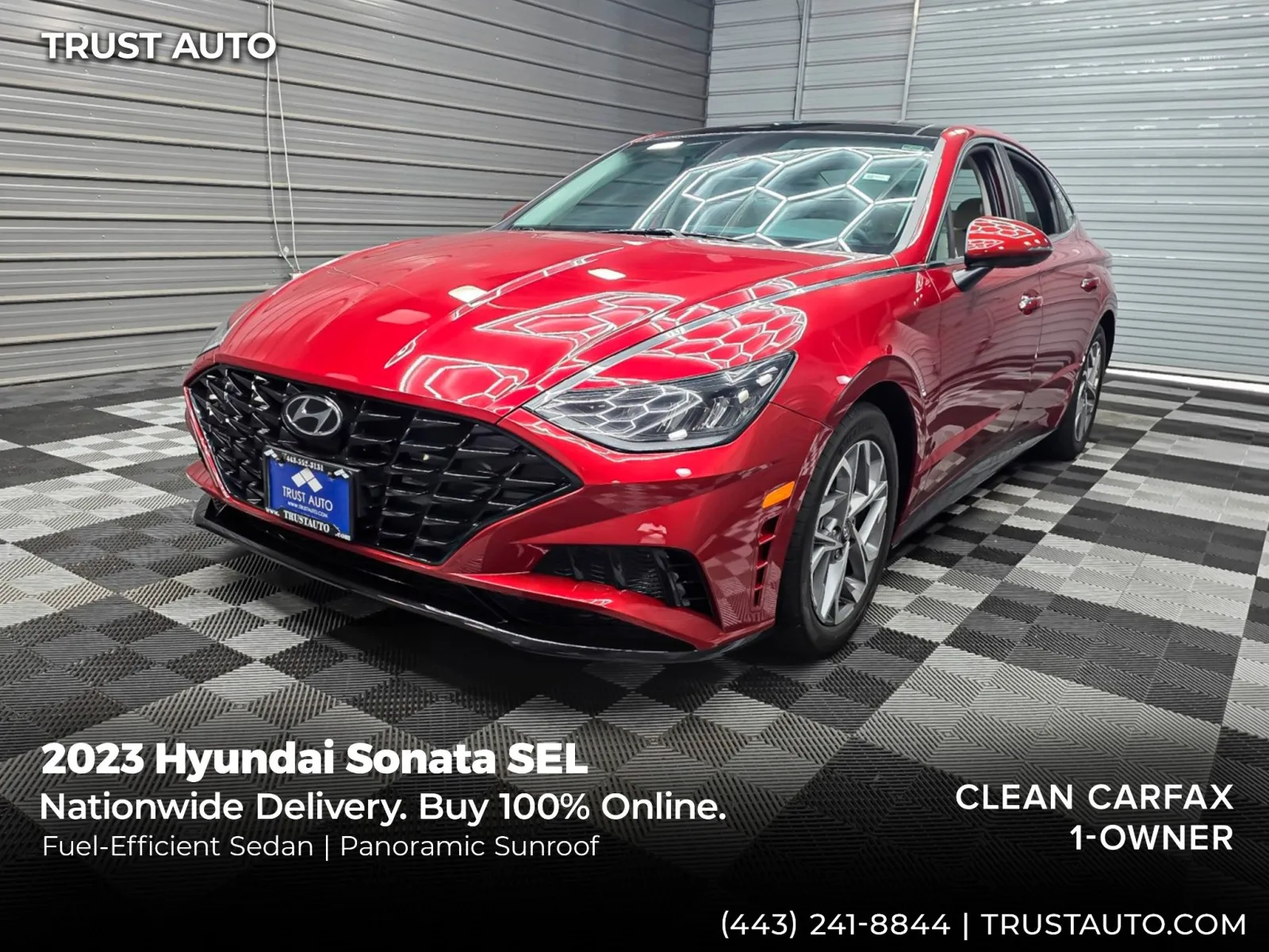 Red 2023 Hyundai Sonata SEL 4-Door Sedan for sale in Sykesville, MD