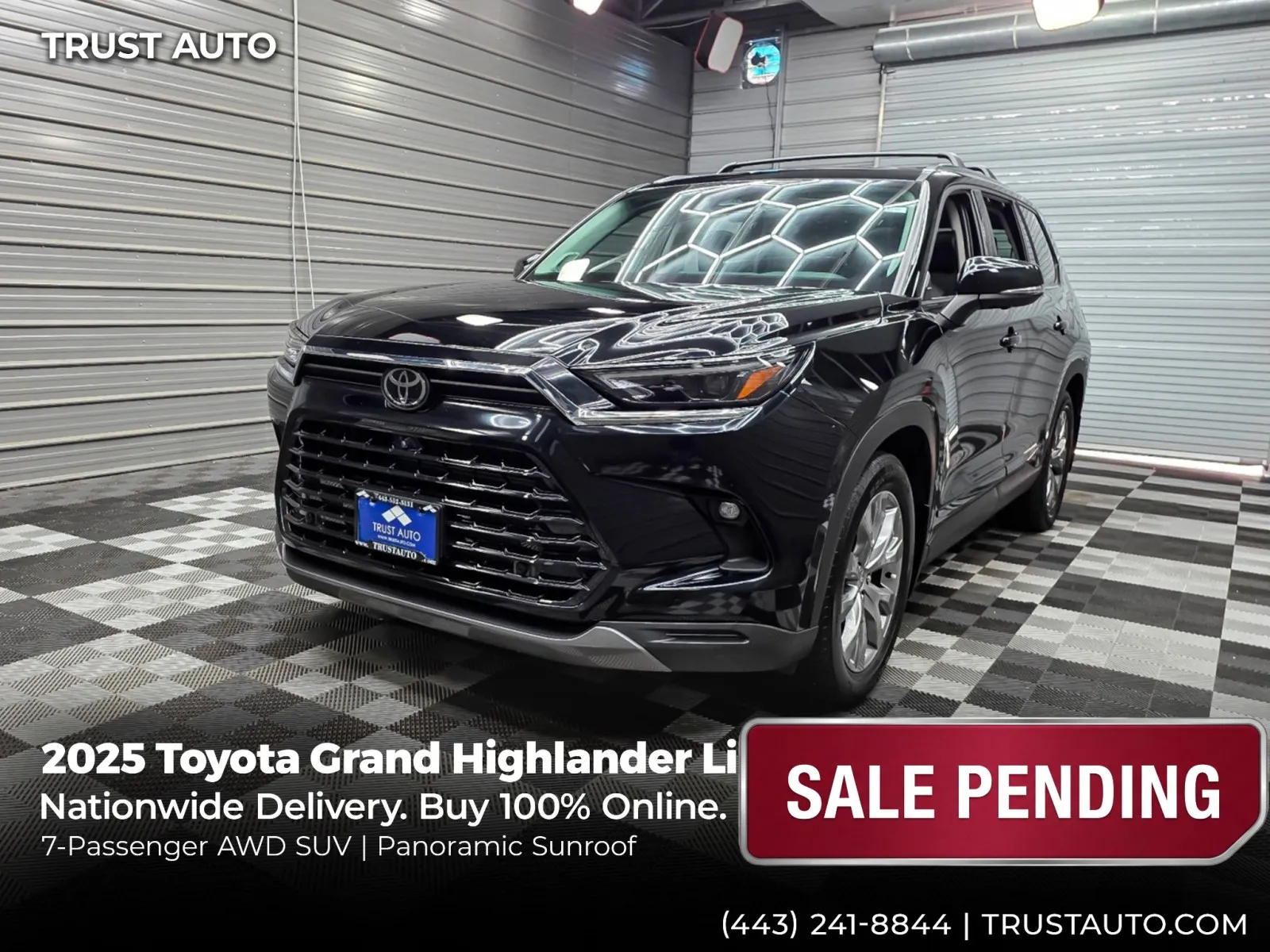 2025 Toyota Grand Highlander Limited AWD 7-Passenger Hybrid Luxury SUV for sale in Sykesville, MD