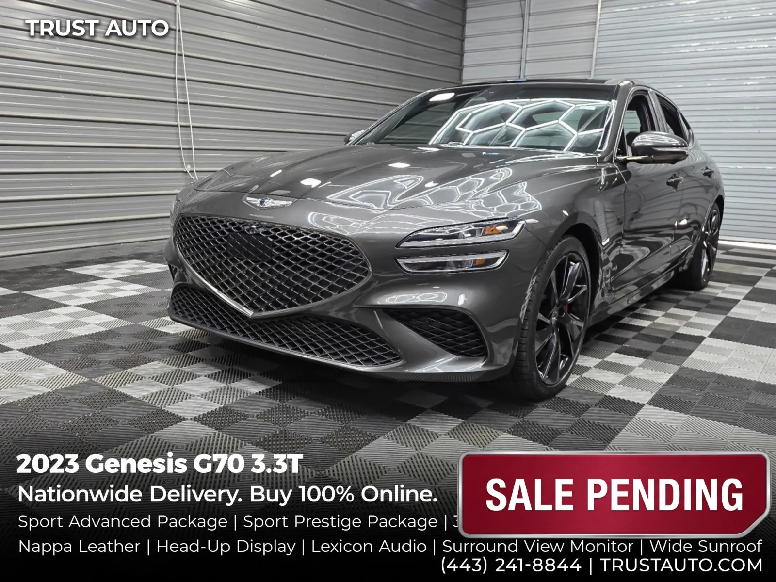 2023 Genesis G70 3.3T Sedan w/Sport Advanced/Prestige Packages for sale in Sykesville, MD