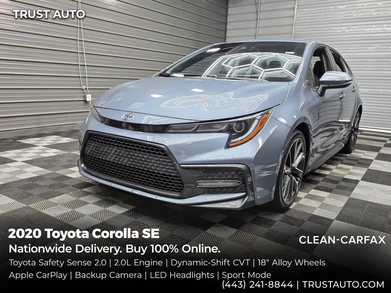 2020 Toyota Corolla SE Sedan