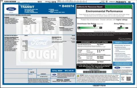 Another view of 2023 Ford Transit T-250 Cargo 148''WB AWD Medium Roof Minivan/Van for sale in Sykesville, MD at Trust Auto