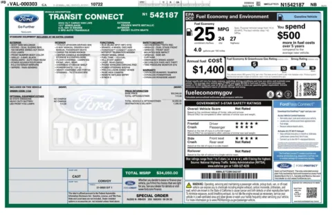 Another view of 2022 Ford Transit Connect Cargo XLT LWB Minivan/Van for sale in Sykesville, MD at Trust Auto