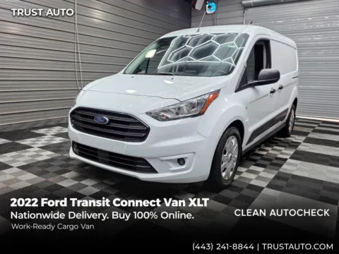 White 2022 Ford Transit Connect XLT LWB Minivan/Van for sale in Sykesville, MD