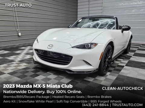 Used 2019 Mazda MX-5 Miata RF Grand Touring 6-Speed Manual Hard