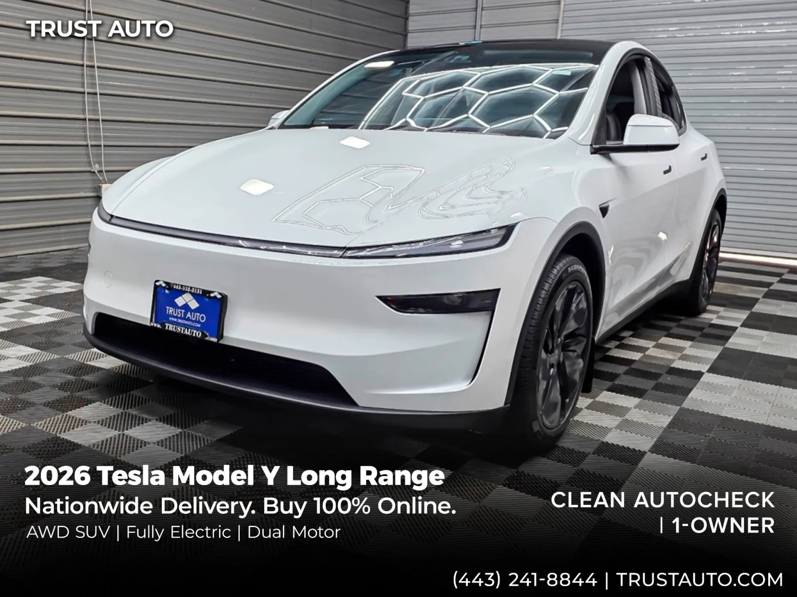 2026 Tesla Model Y Long Range AWD Electric SUV