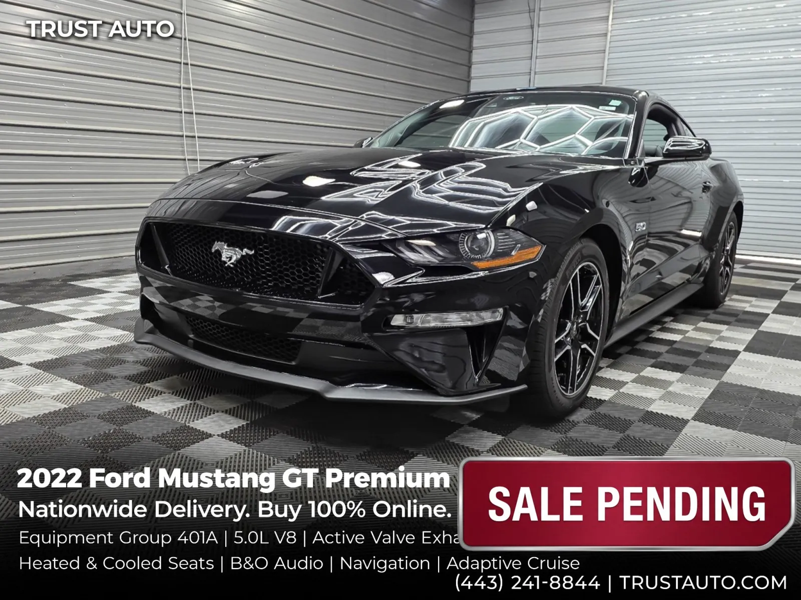 2022 Ford Mustang GT Premium Coupe w/Equipment Group 401A