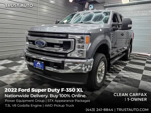 Gray 2022 Ford Super Duty F-350 SRW XL 4WD SuperCab 7.3L V8 Godzilla Pickup Truck w/Appearance Pkg for sale in Sykesville, MD