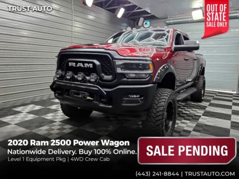 Red 2020 Ram 2500 Power Wagon 4WD Crew Cab 6-Pass Hemi Pickup Truck w/Level 1 Equi for sale in Sykesville, MD
