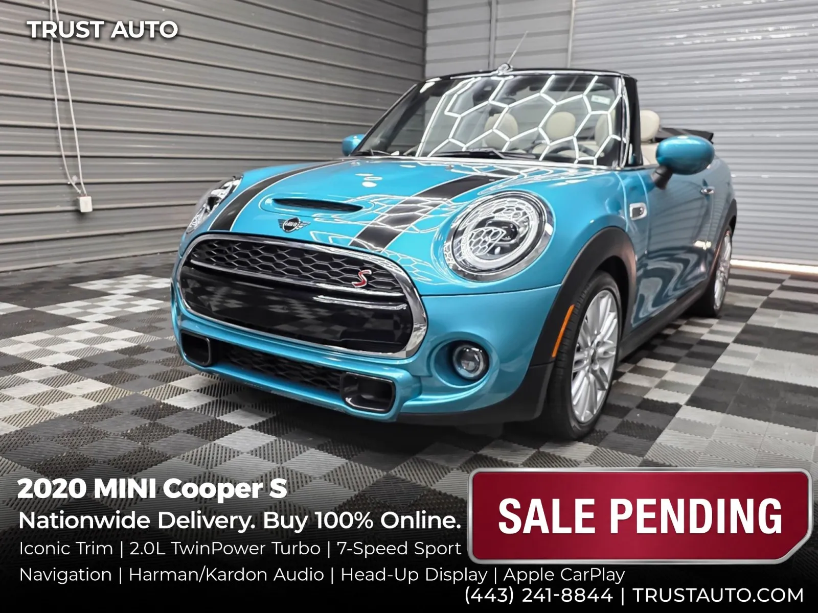 2020 MINI Cooper S Soft-Top Convertible w/Iconic Trim