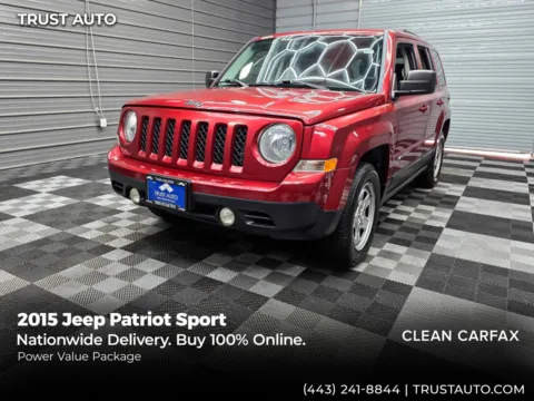 Red 2015 Jeep Patriot Sport SUV for sale in Sykesville, MD