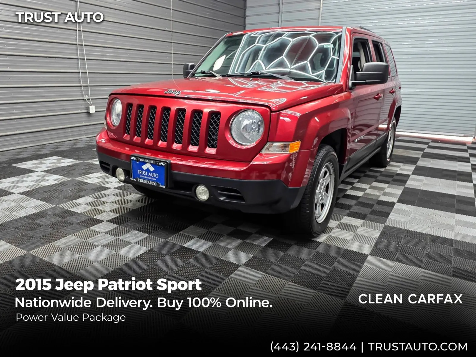 Red 2015 Jeep Patriot Sport SUV for sale in Sykesville, MD