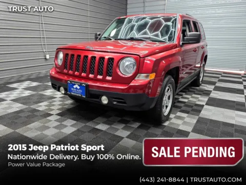 Red 2015 Jeep Patriot Sport SUV for sale in Sykesville, MD