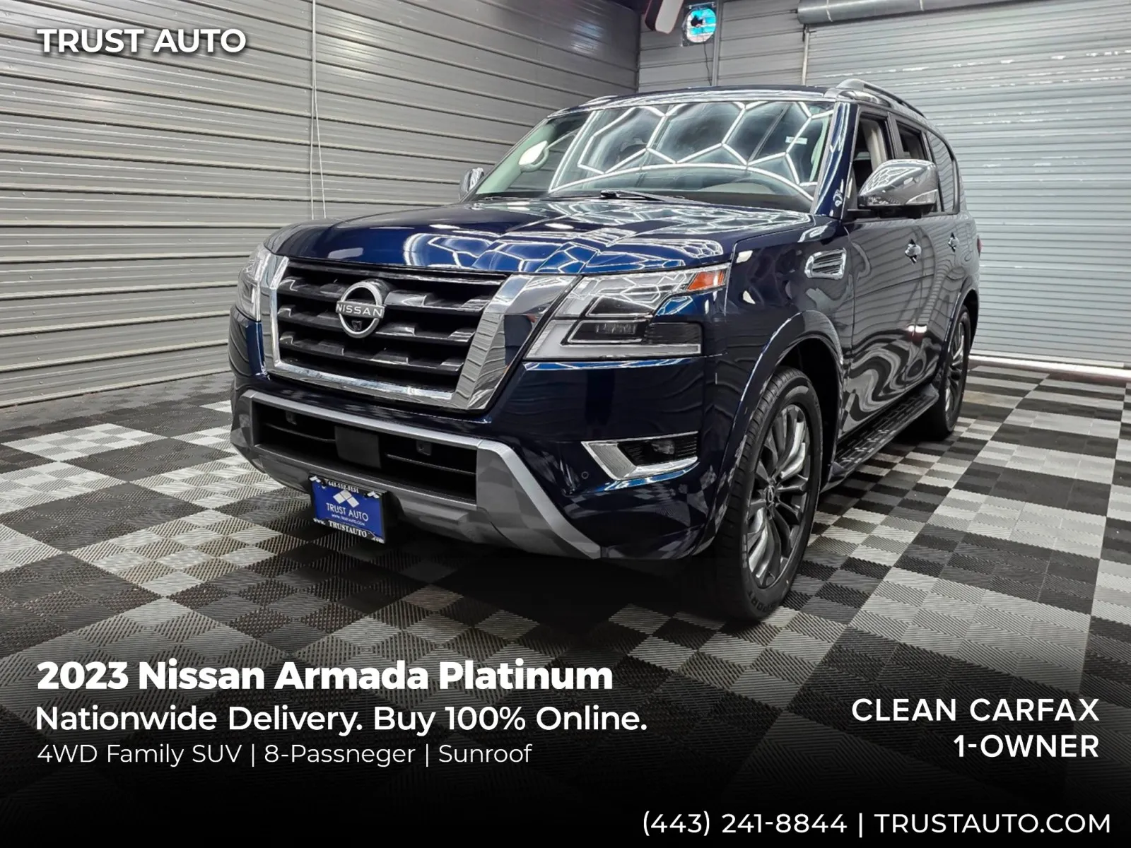 2023 Nissan Armada Platinum 4WD 8-Passenger Luxury SUV
