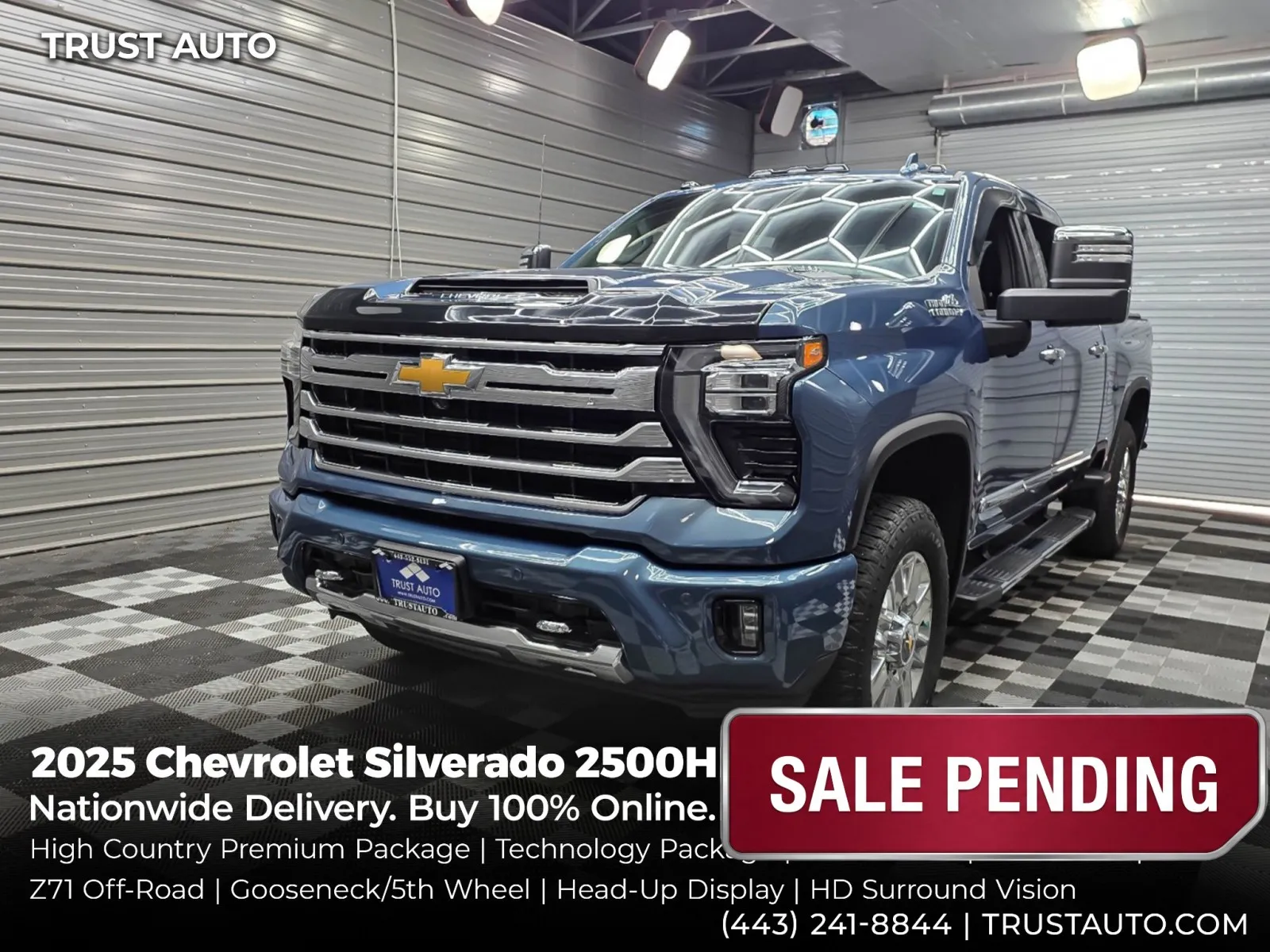2025 Chevrolet Silverado 2500 HD High Country 4WD Crew Cab Pickup Truck w/Technology Pkg for sale in Sykesville, MD