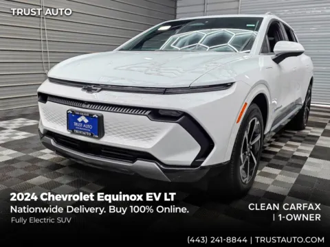 White 2024 Chevrolet Equinox EV LT Electric SUV for sale in Sykesville, MD
