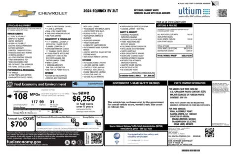 Another view of 2024 Chevrolet Equinox EV LT Electric SUV for sale in Sykesville, MD at Trust Auto