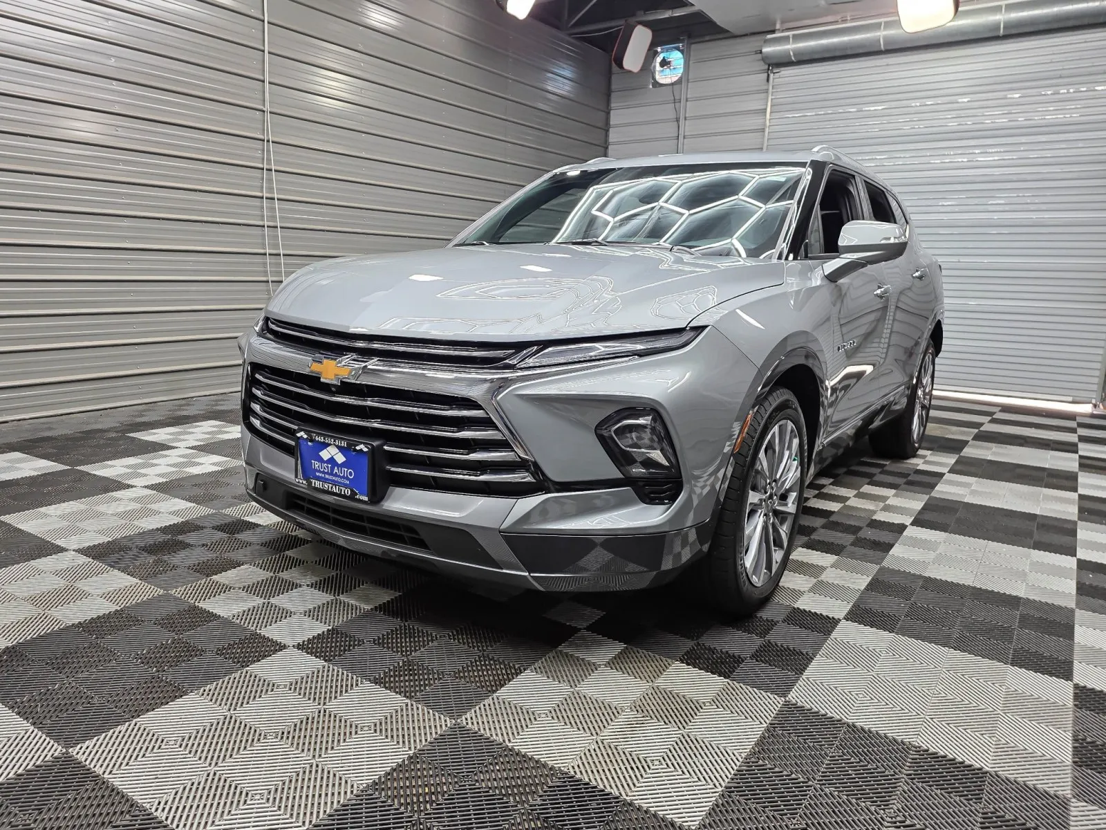 Gray 2024 Chevrolet Blazer Premier AWD SUV w/Driver Confidence II Pkg for sale in Sykesville, MD