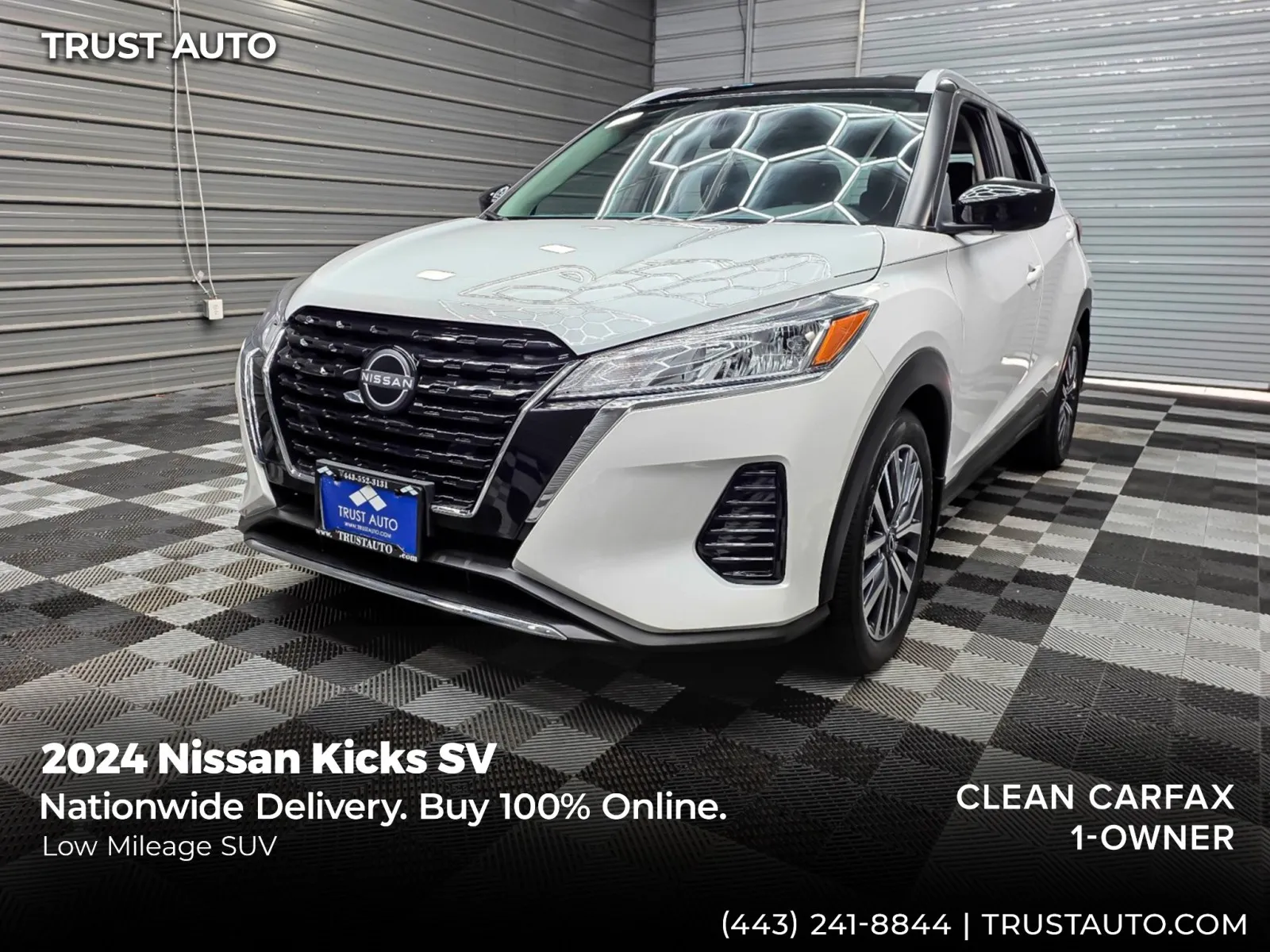 Black 2024 Nissan Kicks SV SUV for sale in Sykesville, MD