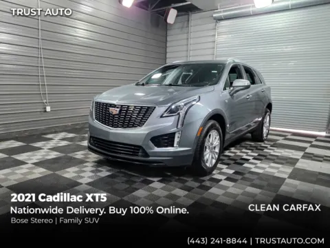 Gray 2021 Cadillac XT5 FWD Luxury SUV for sale in Sykesville, MD