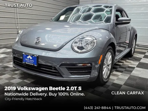 Gray 2019 Volkswagen Beetle 2.0T S Hatchback for sale in Sykesville, MD
