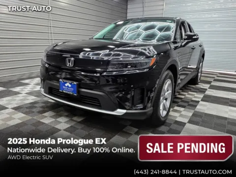 Black 2025 Honda Prologue EX AWD Electric SUV for sale in Sykesville, MD