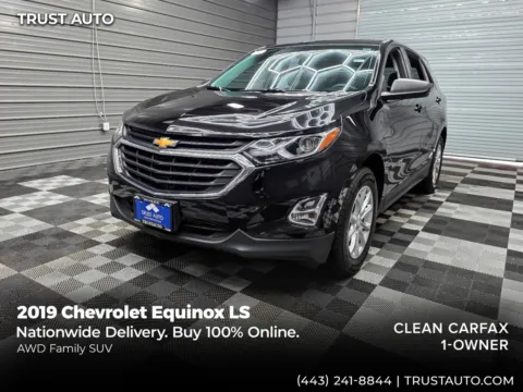 Black 2019 Chevrolet Equinox LS AWD SUV for sale in Sykesville, MD
