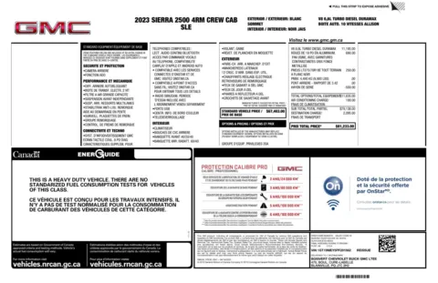 Another view of 2023 GMC Sierra 2500HD SLE 4WD Crew Cab Duramax 6.6L Diesel Pickup Truck for sale in Sykesville, MD at Trust Auto