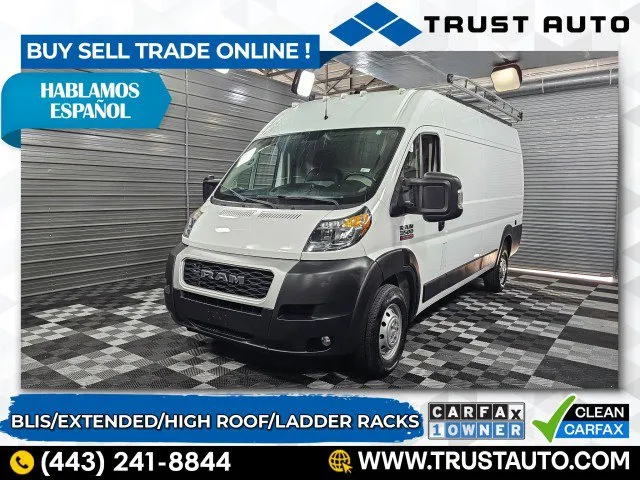 Used 2021 Ram ProMaster 3500 Cargo 159''WB High Roof 13FT Extended