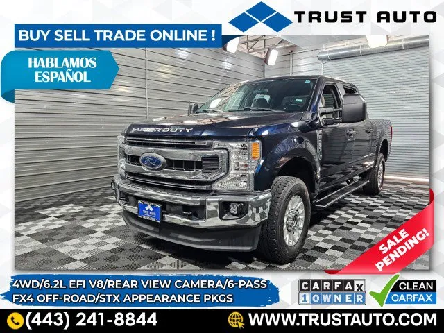 2021 Ford Super Duty F-250 XL 4WD Crew Cab 6.2L EFI V8 Pickup Truck w/STX Appearance Pkg for sale in Sykesville, MD