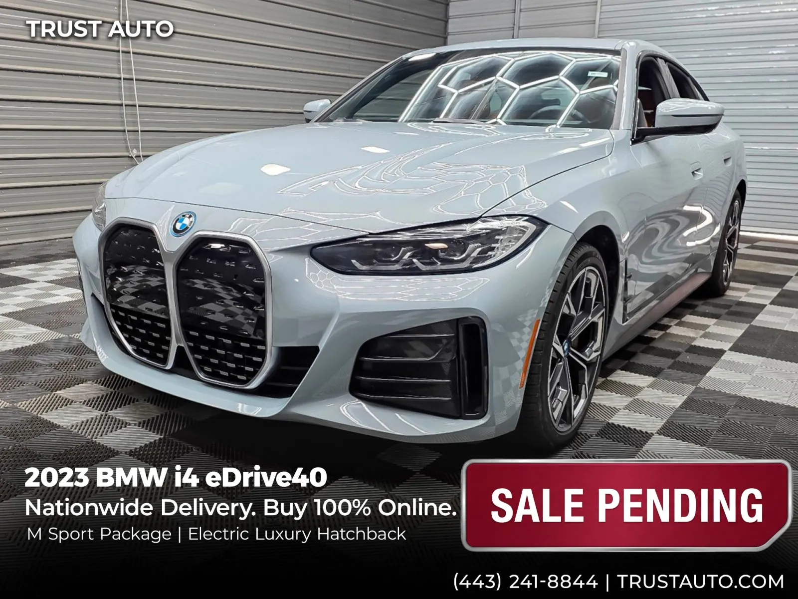 2023 BMW i4 eDrive40 Electric Luxury Hatchback w/M Sport Pkg