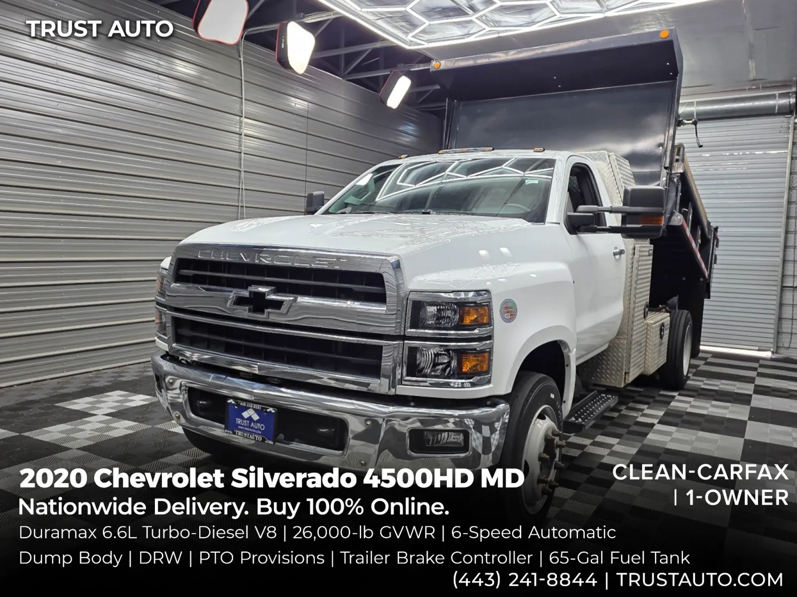 2020 Chevrolet Silverado 4500HD Work Truck Regular Cab DRW RWD