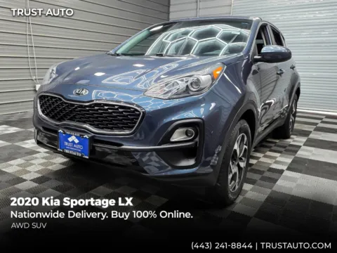 Blue 2020 Kia Sportage LX AWD SUV for sale in Sykesville, MD