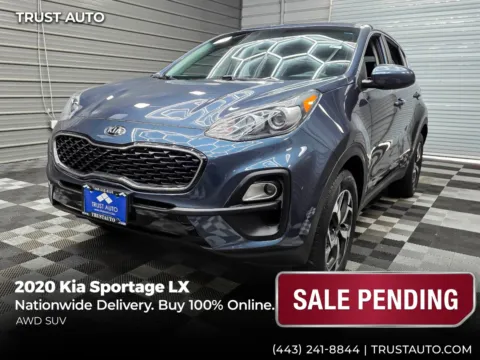 Blue 2020 Kia Sportage LX AWD SUV for sale in Sykesville, MD