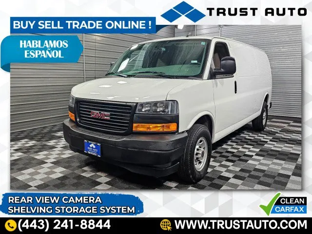 Used 2020 GMC Savana 2500 Cargo 155'' Extended Minivan/Van w