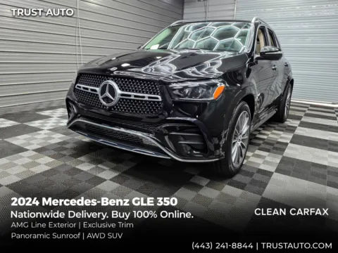 Black 2024 Mercedes-Benz GLE 350 AWD Luxury SUV w/AMG Line Exterior Pkg for sale in Sykesville, MD